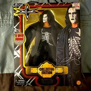 Vintage 1999 STING Action Figure WCW Toy Biz Collector Edition NEW SEALED